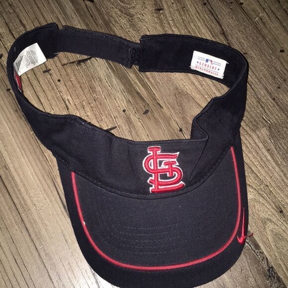 New Nike St Louis Cardinals Baseball Navy Blue unisex Velcro Golf sun visor hat - Picture 1 of 2